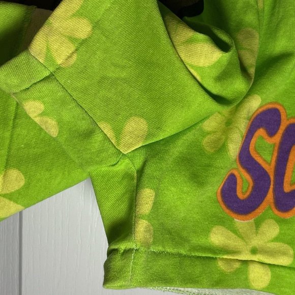 VTG 90s Scooby Doo Unisex Adults Graphic Shorts SINGLE STITCH NEON YELLOW MEDIUM - Picture 8 of 12